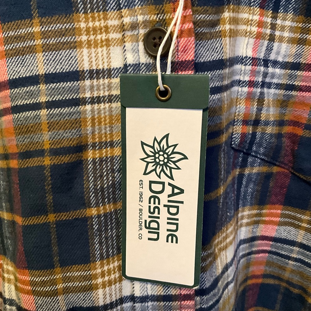 Alpine Design Midweight Flannel Plaid Shirt - Picture 3 of 11